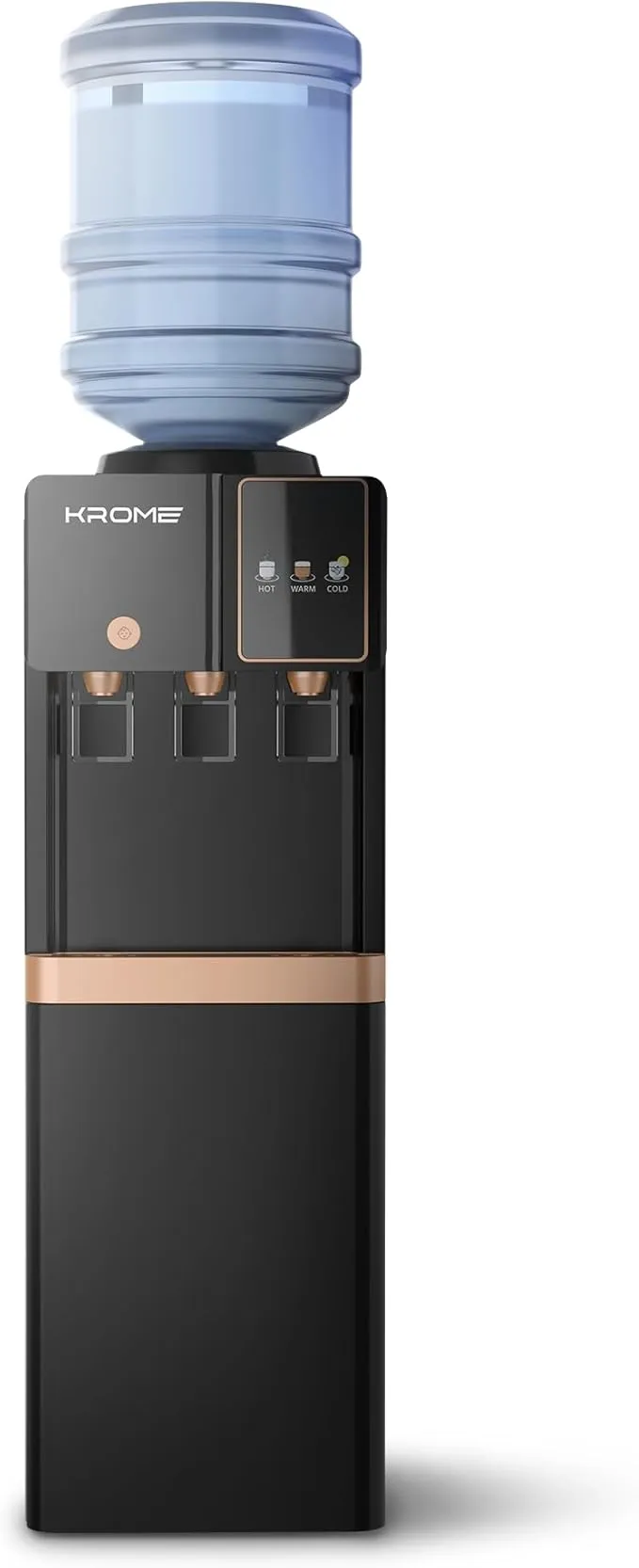 Krome Gold Water Dispenser – Black – KR-WTL3TGB