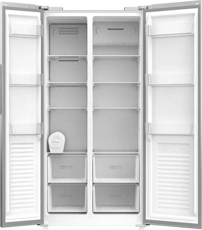 Krome Side By Side 600L Refrigerator – KR-SBS601SM 5