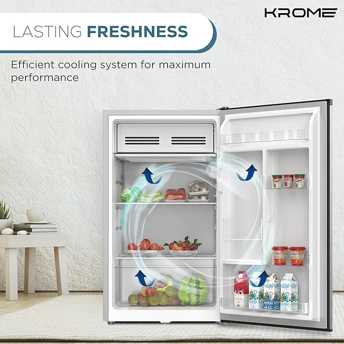 Krome Single Door Defrost Refrigerator – KR-RDC120H 4