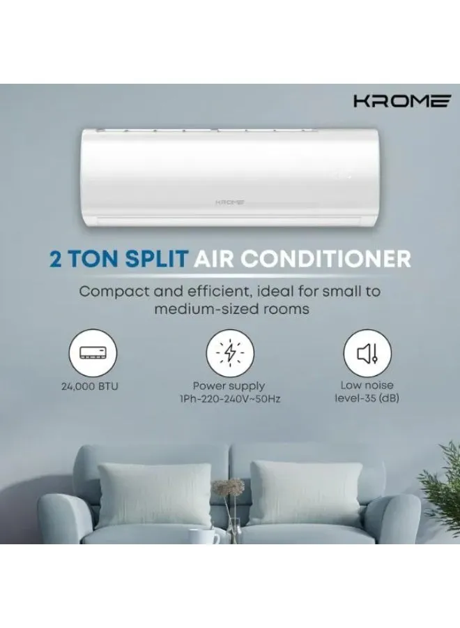 Krome Split Air Conditioner 2.0 Ton T3 Rotary Compressor – KR-SAC24K1 3