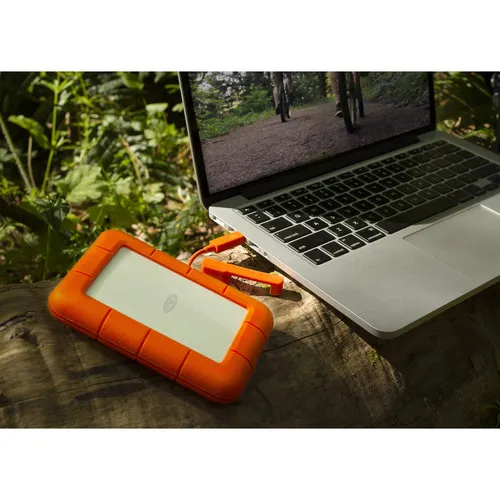 LACIE EXTERNAL HARD DRIVE RUGGED USB 3.0 THUNDERBOLT (STEV1000400) 1TB ORANGE 3
