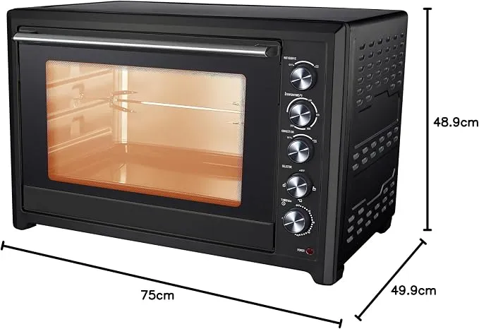 Leemo 100L Glass Door Electric Oven – LEO-P100RCGDOUBLE