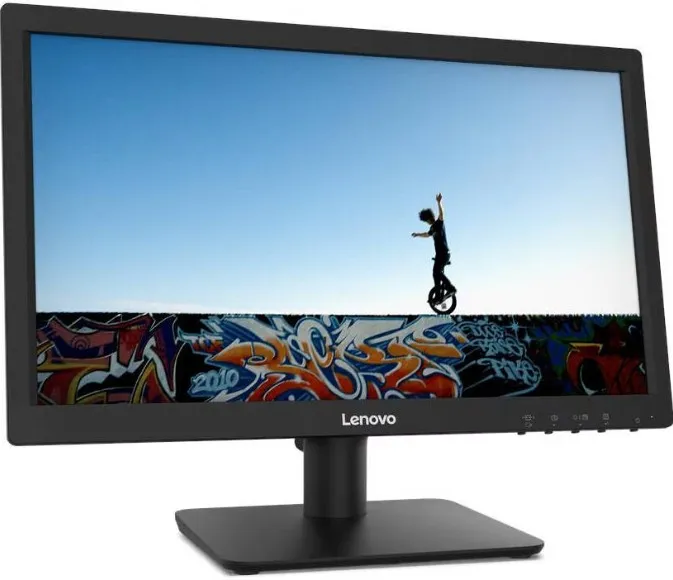 Lenovo D19-10 Monitor, 19" TN Display, HD Resolution, 60Hz Refresh Rate, 5ms Response Time, 16.7m Color Display, WLED Backlight, Black | 61E0KCT6UK