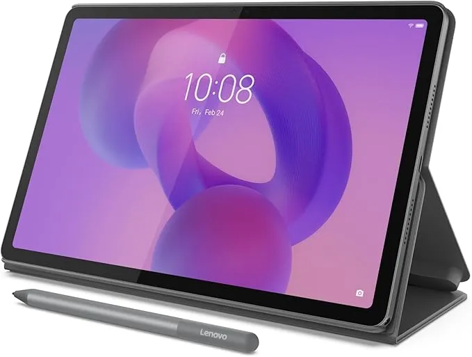 Lenovo Idea Tab 4G Tablet with Pen & Case 4GB RAM 128GB Storage – 11-inch 2K Display, LTE Connectivity, Stylus Support, Protective Case Included, Long Battery Life
