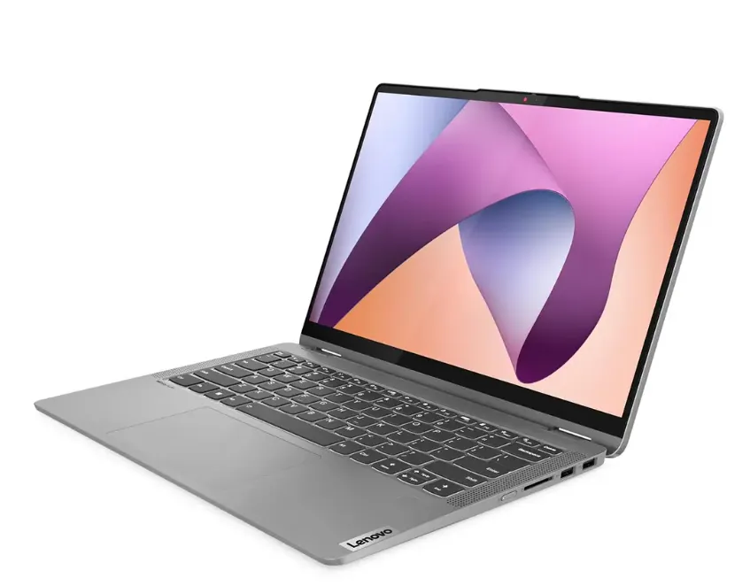 Lenovo IdeaPad Flex 5 14ABR8 2-in-1 Convertible (2025) Laptop – AMD Ryzen 5 – 5625U / 14inch WUXGA / 512GB SSD / 8GB RAM / Shared AMD Radeon Graphics / Windows 11 Home / English & Arabic Keyboard / Arctic Grey / Middle East Version – [82XX00FYAX] 3