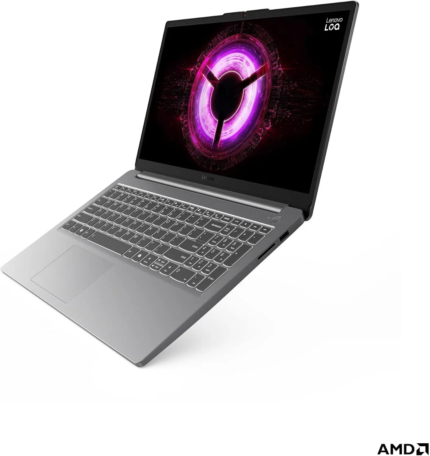 Lenovo LOQ 15 Gaming Laptop, 15.6" FHD IPS 144Hz Display, AMD Ryzen™ 7 170 Processor, NVIDIA GeForce RTX 3050 6GB, 24GB DDR5 RAM, 512GB PCIe SSD, Wi-Fi 6, Windows 11 Home, Luna Grey 4
