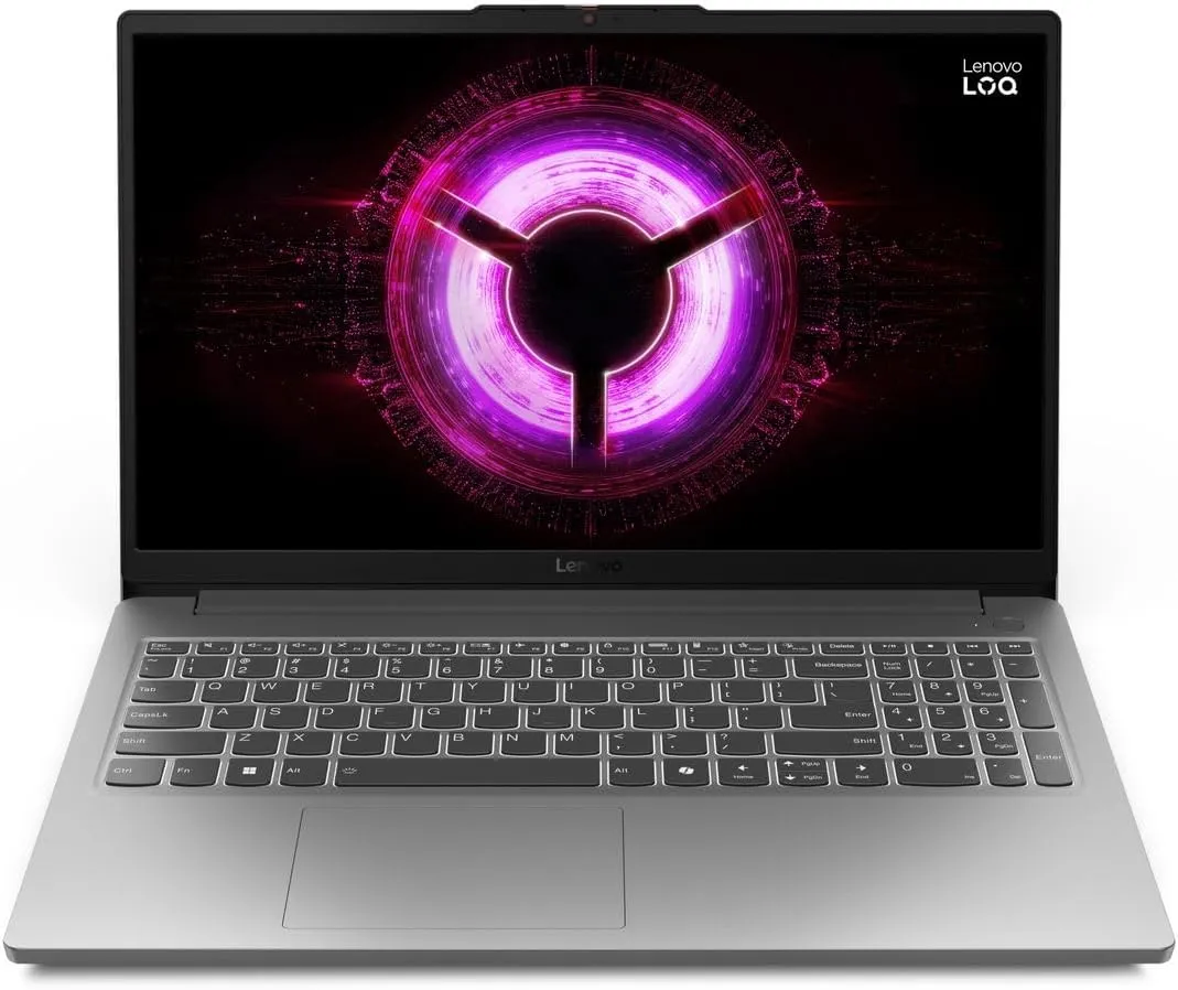 Lenovo LOQ 15ARP10E, 15.6" FHD 144Hz Gaming Laptop, AMD Ryzen 7 7735HS, RTX 4050 6GB, 16GB DDR5, 512GB SSD, Windows 11, Luna Grey