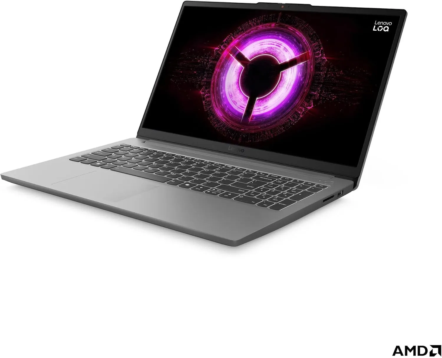 Lenovo LOQ 15ARP10E, 15.6" FHD IPS 144Hz Display, AMD Ryzen 7 170, 16GB DDR5 RAM,512GB PCIe NVME SSD, NVIDIA GeForce RTX 4050 6GB GDDR6, AI, Wi-Fi 6, Win11 Home, Luna Grey 4