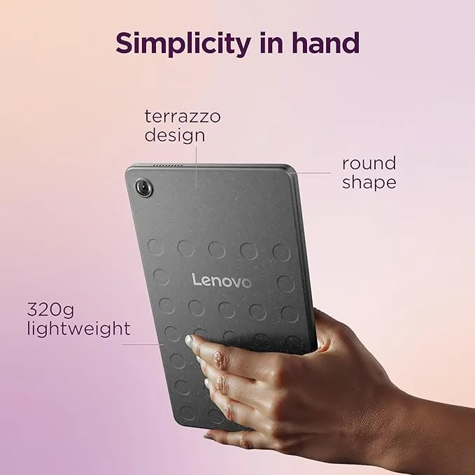 Lenovo Tab 4G Tablet with Clear Case 4GB RAM 128GB Storage – HD Display, LTE Connectivity, Octa-Core Processor, Long Battery Life, Protective Clear Case Included 3