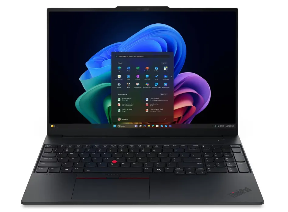 Lenovo ThinkPad E16 Gen 3 Intel Core Ultra 7 256V 16GB RAM 1TB SSD 16" WUXGA DOS English UK Keyboard Black with Bag – 22AY0005GP