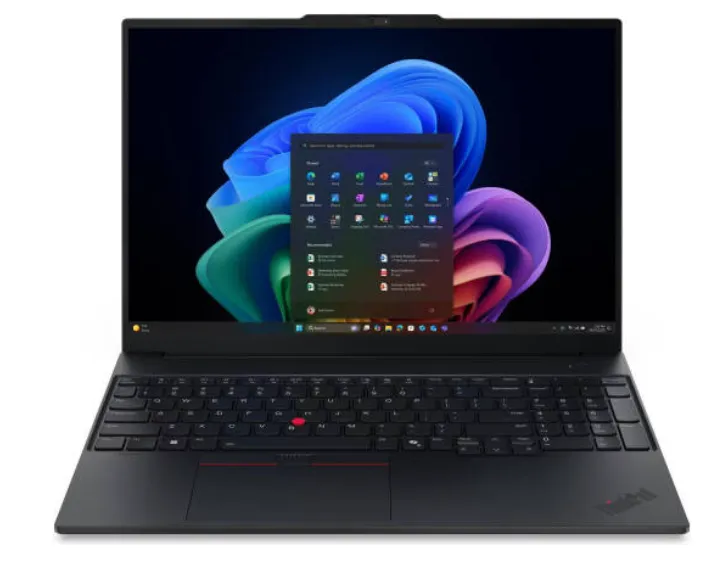 Lenovo ThinkPad E16 Gen 4 Intel Core Ultra 7 355 16GB RAM 512GB SSD 16" WUXGA DOS English Keyboard Black with Toploader – 21YC0030GQ
