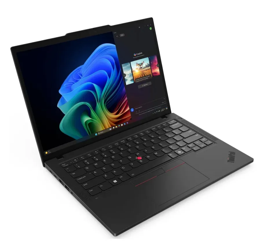 Lenovo ThinkPad T14 Gen 6 Laptop, Intel Core Ultra 5 228V, 32GB LPDDR5x RAM, 512GB SSD, 14" WUXGA Display, Windows 11 Pro, English & Arabic Backlit Keyboard, Black, 3-Year Warranty