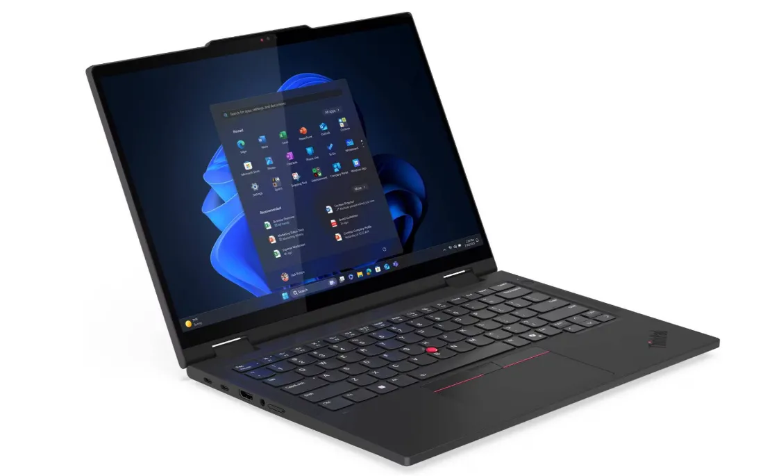 Lenovo ThinkPad T14s 2 in 1 Gen 1 Laptop, 14" WUXGA IPS Touch Display, Intel Core Ultra 7 255U, 32GB RAM, 1TB SSD, Intel Graphics, English/Arabic Keyboard, Windows 11 Pro, Black | 21R3004UGR