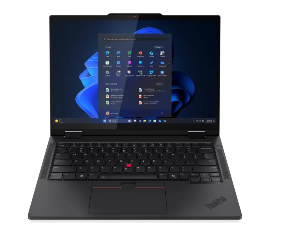 Lenovo ThinkPad T14s 2 in 1 Gen 1 Laptop, 14" WUXGA IPS Touch Display, Intel Core Ultra 7 255U, 32GB RAM, 1TB SSD, Intel Graphics, English/Arabic Keyboard, Windows 11 Pro, Black | 21R3004UGR 3