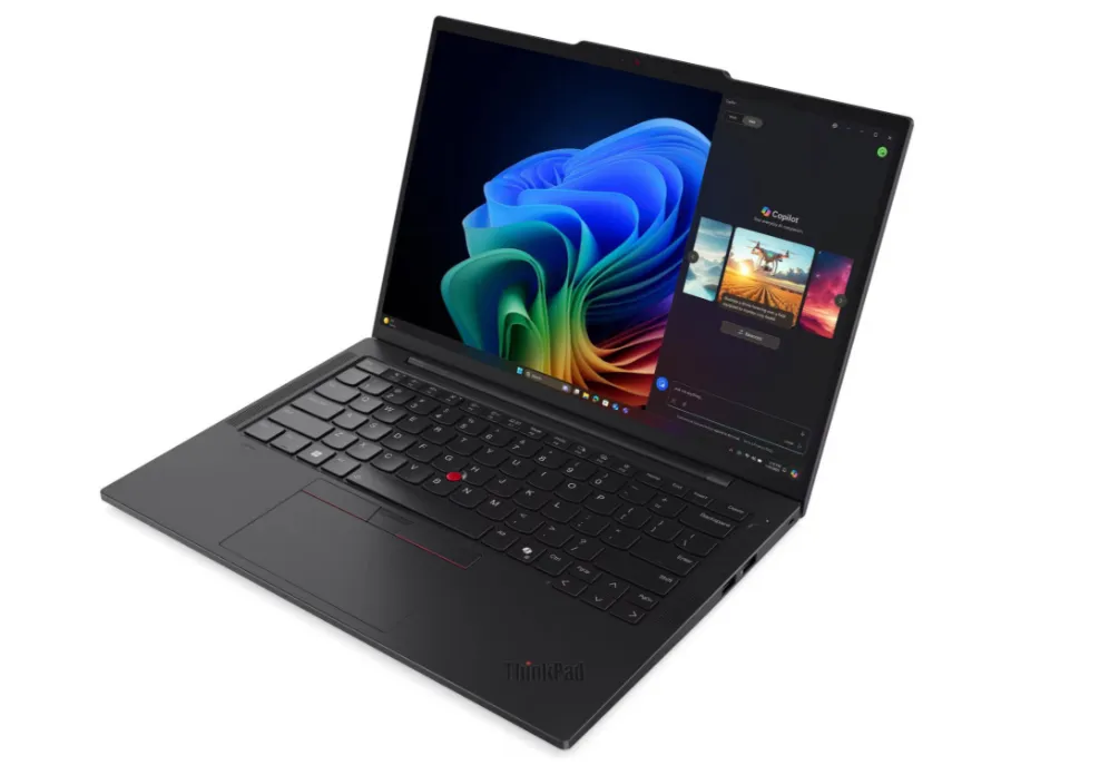 Lenovo ThinkPad T14s Gen 6 Laptop, 14" WUXGA IPS Display, Intel Core Ultra 7 258V, 32GB RAM, 1TB SSD, Intel Arc Graphics 140V, English-Arabic K/B, Windows 11 Pro, Black | 21QX00Q9GR 3