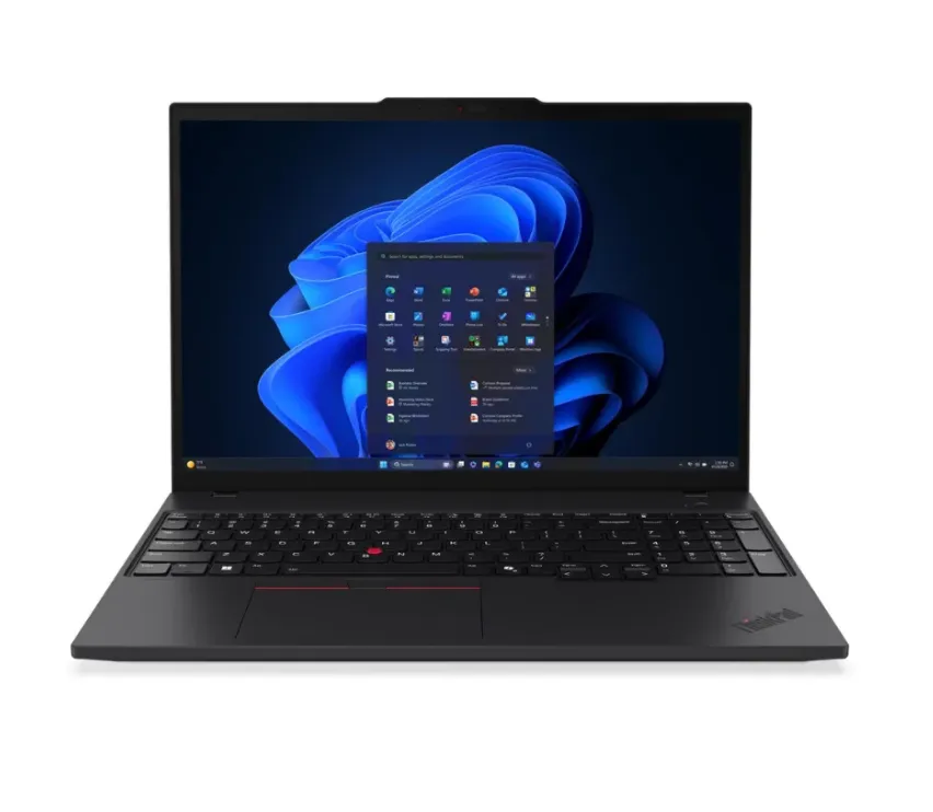 Lenovo ThinkPad T16 Gen 4 AI Business Laptop, Intel Core Ultra 7 258V Processor, 32 GB RAM, 512 GB SSD, 16" WUXGA Display, Windows 11 Pro, Backlit English & Arabic Keyboard, Black, 3 Year Warranty | 22AW004GGR