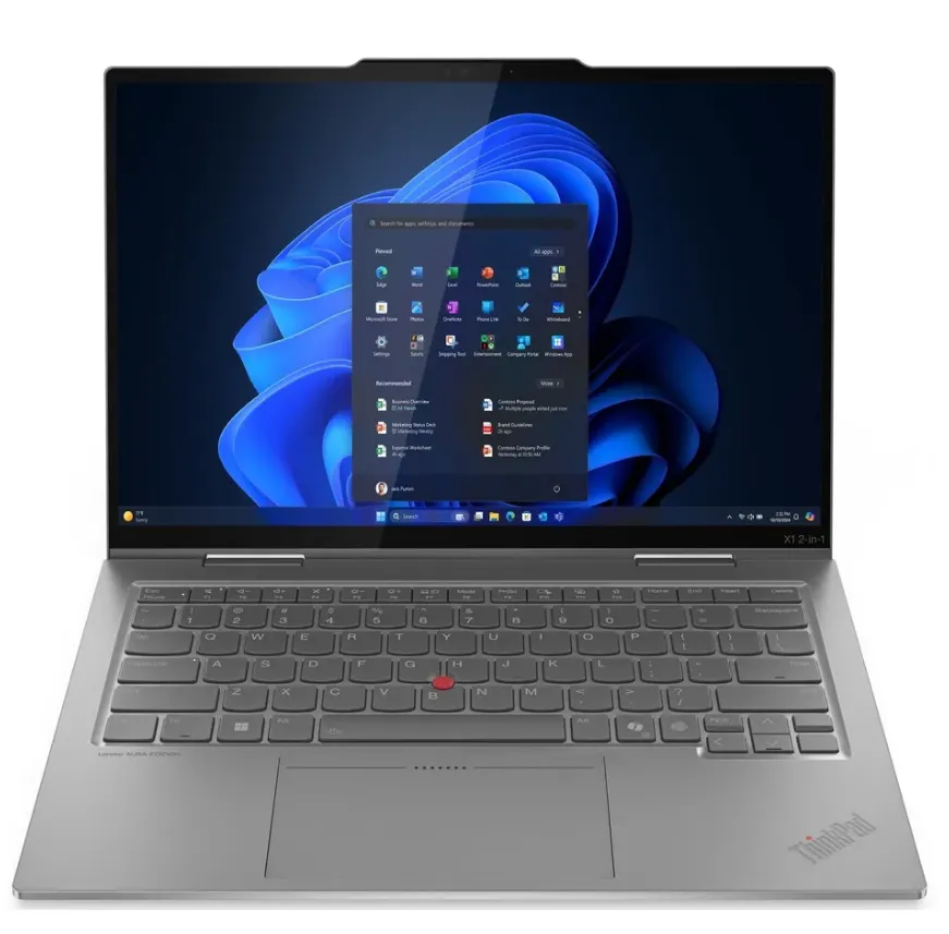 Lenovo ThinkPad X1 2-in-1 Gen 10 Aura Edition Laptop, Intel Core Ultra 7 255U Processor, 16GB RAM, 512GB SSD, 14" WUXGA Touch Display, Windows 11 Pro, English & Arabic Backlit Keyboard, 3 Year Warranty | 21Q0001UGR 3