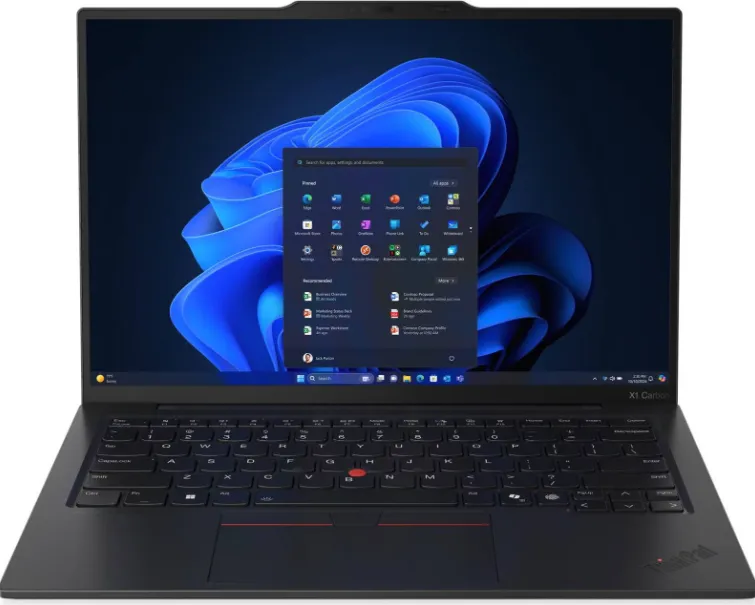 Lenovo ThinkPad X1 Carbon Gen 13 Aura Edition, 14" WUXGA IPS Touch Display, Intel Core Ultra 7 258V, 32GB RAM, 1TB SSD, Intel Arc Graphics 140V, English-Arabic K/B, Windows 11 Pro, Black | 21NS013EGR