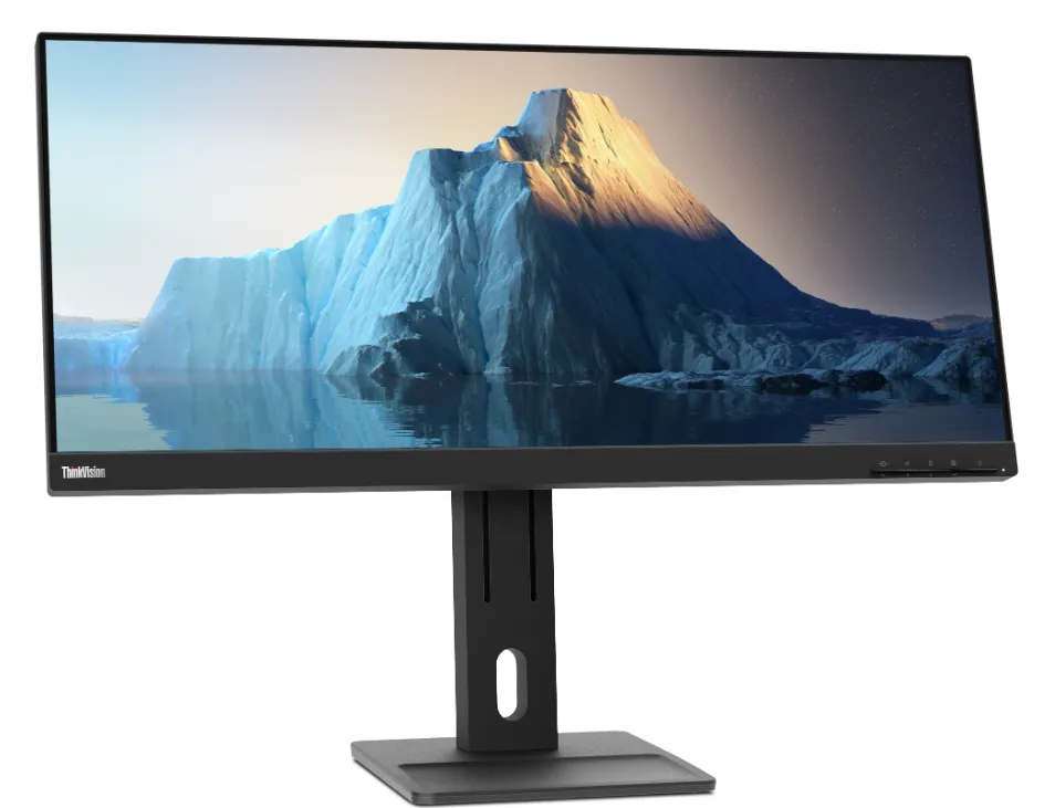 Lenovo ThinkVision E29w-20 Monitor 29” WQHD 21:9 IPS borderless, DP1.2+HDMI1.4, Audio Out, Integrated Speakers, LTS, TUV Eyesafe – 62CEGAT3UK