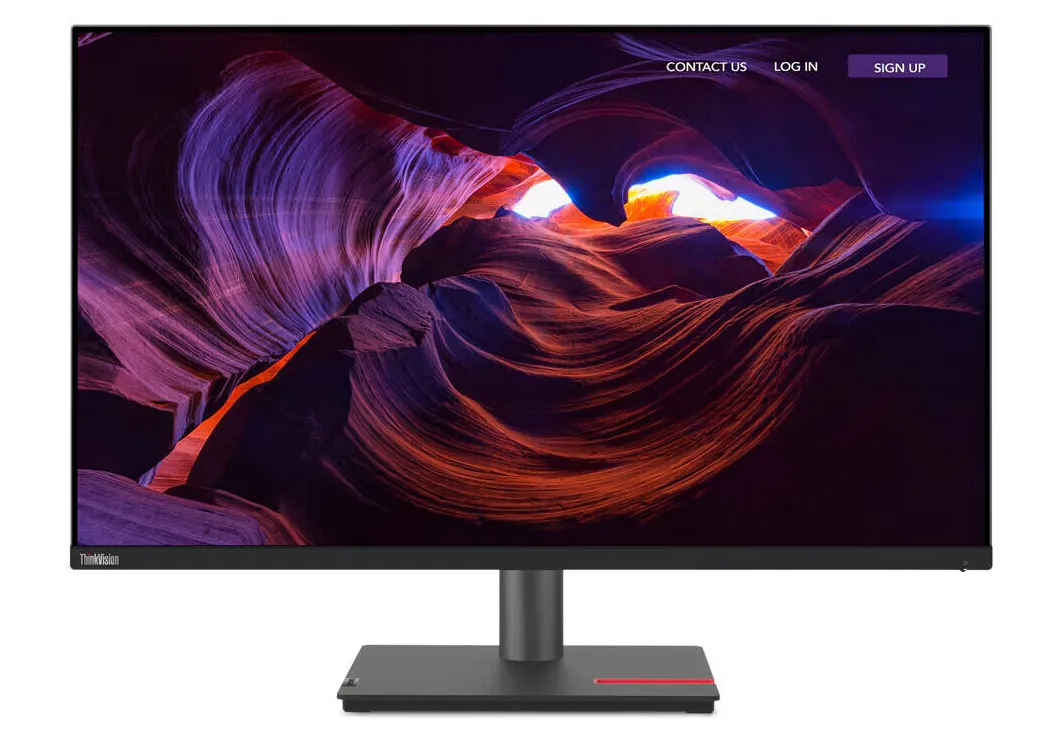 Lenovo ThinkVision P32p-30 Monitor, 32" IPS Display, 4K UHD Resolution, 60Hz Refresh Rate, 4ms (Extreme Mode) Response Time, 1.07 Billion Color Support, Raven Black | 63D1RAT1UK