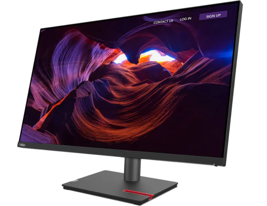 Lenovo ThinkVision P32p-30 Monitor, 32" IPS Display, 4K UHD Resolution, 60Hz Refresh Rate, 4ms (Extreme Mode) Response Time, 1.07 Billion Color Support, Raven Black | 63D1RAT1UK 3
