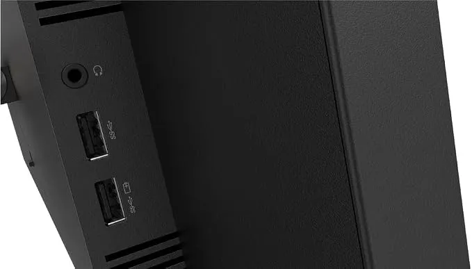 Lenovo ThinkVision T23i-20 23" Full HD IPS Monitor with 1920×1080 Resolution, 60Hz Refresh Rate, 4ms Response Time, HDMI, DisplayPort, VGA, USB Hub, Height-Adjustable Stand, Raven Black 2
