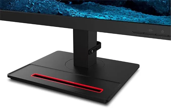 Lenovo ThinkVision T23i-20 23" Full HD IPS Monitor with 1920×1080 Resolution, 60Hz Refresh Rate, 4ms Response Time, HDMI, DisplayPort, VGA, USB Hub, Height-Adjustable Stand, Raven Black 3