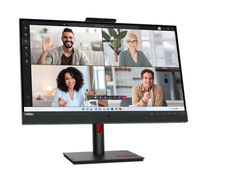 Lenovo ThinkVision T27hv-30 Monitor, 27" IPS Display, QHD Resolution, 75Hz Refresh Rate, 4ms (Extreme Mode) Response Time, 16.7m Display Support, 5W x2 Built-In Speakers, Black | 63D6UAT3UK