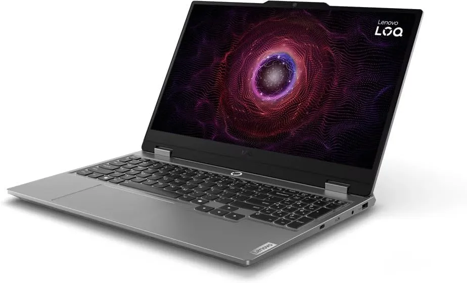 Lenovo (Upgraded) LOQ 15ARP9 Gaming Laptop, AMD Ryzen 5 7235HS, 24GB DDR5, 512GB SSD, NVIDIA GeForce RTX 4050 6GB GDDR6, 15.6" FHD, Luna grey, [83JC00KXPS] 3