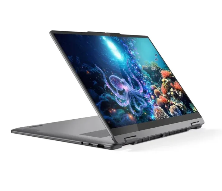 Lenovo Yoga 7 2-in-1 14ILL10 AI Laptop, Intel Core Ultra 7 256V Processor, 16 GB RAM, 512 GB SSD, 14" WUXGA OLED Touch Display, Windows 11 Home, Backlit English & Arabic Keyboard, Luna Grey, 1 Year Warranty | 83JQ00B1AX 4