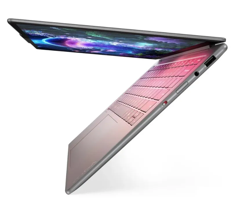 Lenovo Yoga Slim 7 14ILL10 Aura Edition Laptop, Intel Core Ultra 7 256V Processor, 16GB RAM, 1TB SSD, 14" WUXGA OLED Display, Windows 11 Home, Backlit English & Arabic Keyboard, 1 Year Warranty | 83JX009EAX