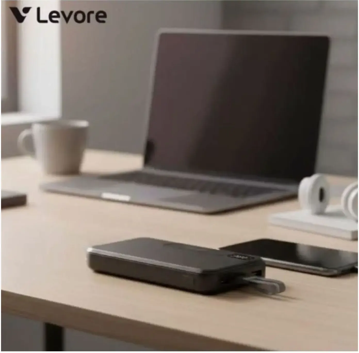 Levore Fast Charging Power Bank 10000mAh Black – LP515 4
