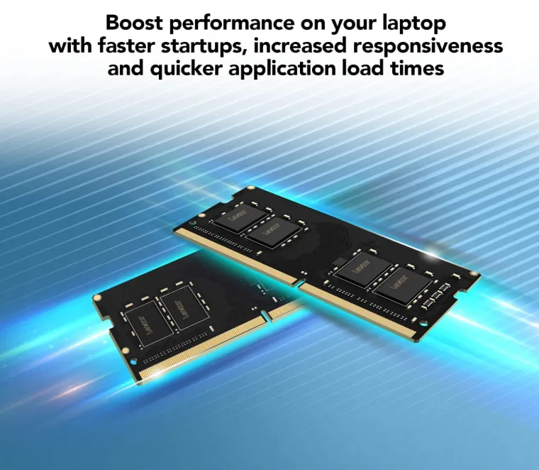 Lexar 16GB DDR4 3200MHz SODIMM Laptop RAM – 260-Pin, 1.2V, Laptop Memory ( LD4AS016G-B3200GSST )