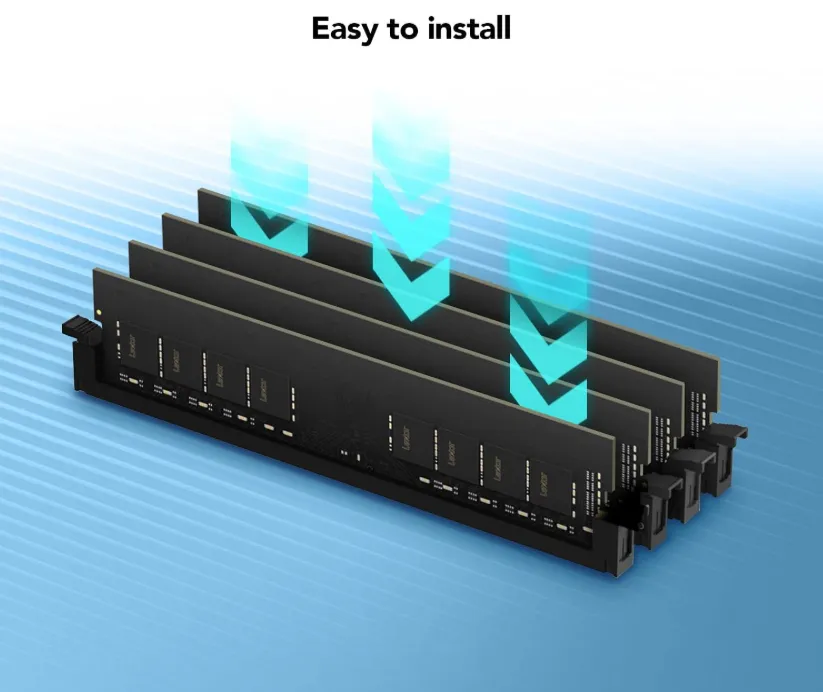 Lexar 32GB DDR4 3200MHz UDIMM Desktop RAM – 288-Pin, 1.2V, CL22 ( LD4AU032G-B3200GSST ) 4