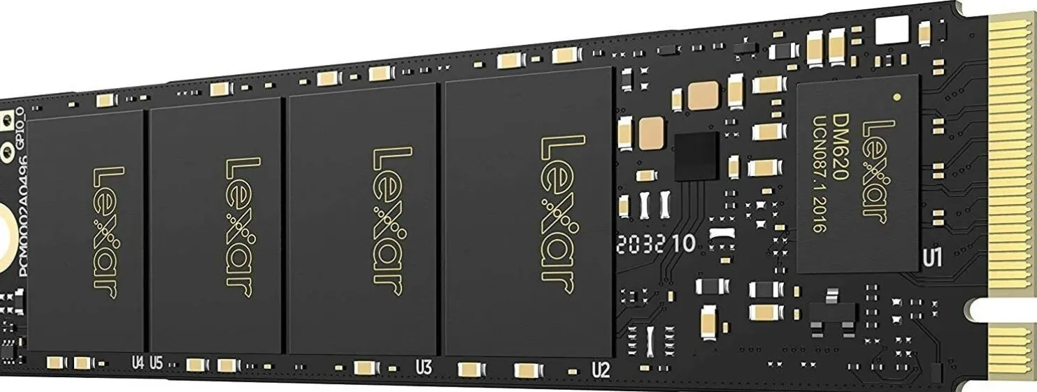 Lexar NM620 512GB M.2 2280 Internal Solid State Drive, Up to 3300MB/s Read & 2400MB/s Write Speeds, 3D TLC NAND , 1.5 Million Hours MTBF, Shock & Vibration Resistance. Black | LNM620X512G-RNNNG