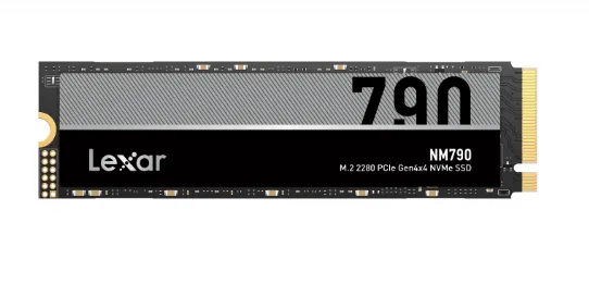 Lexar NM790 1TB PCIe Gen4x4 M.2 2280 NVMe Internal SSD – Up to 7400MB/s Read, 6500MB/s Write