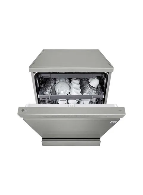 LG 14 Place Settings Dishwasher with TrueSteam™, QuadWash™ & ThinQ WiFi, DFC513FV, Platinum Silver