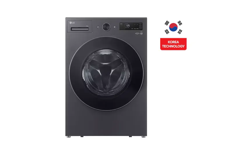 LG 20kg 1000rpm Steam Washing Machine AI Dark Grey F0Z8DYP24 F0Z8DYP24 Black