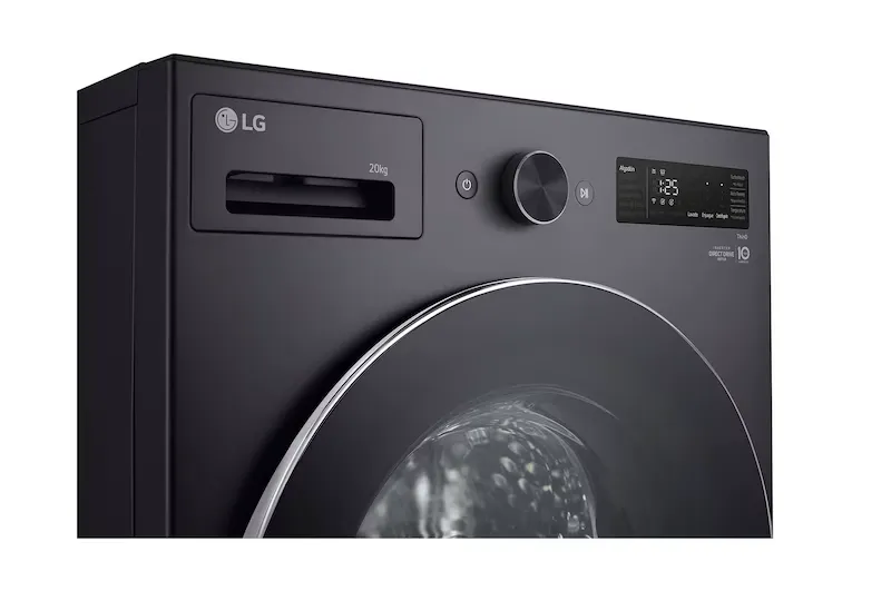 LG 20kg 1000rpm Steam Washing Machine AI Dark Grey F0Z8DYP24 F0Z8DYP24 Black 3