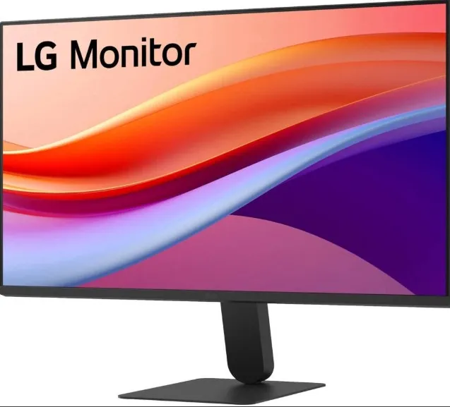 LG 27U411A-B Monitor, 27" IPS Display, FHD Display, 120Hz Refresh Rate, 1ms (MBR) Response Time, Motion Blur Reduction Technology, Dynamic Action Sync, Slim Stand, Black | 27U411A-B.AMAQ