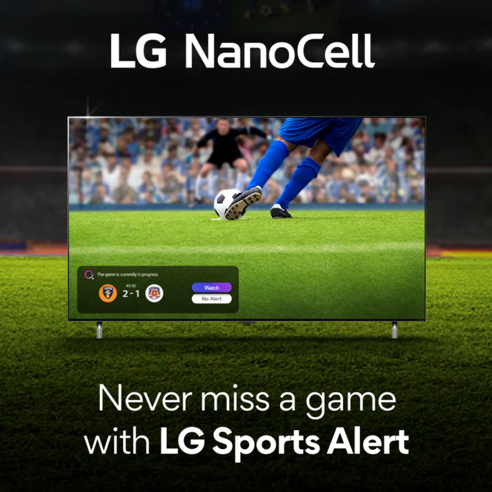 LG 55 inch NanoCell Smart TV - 4K, 55NANO76 4