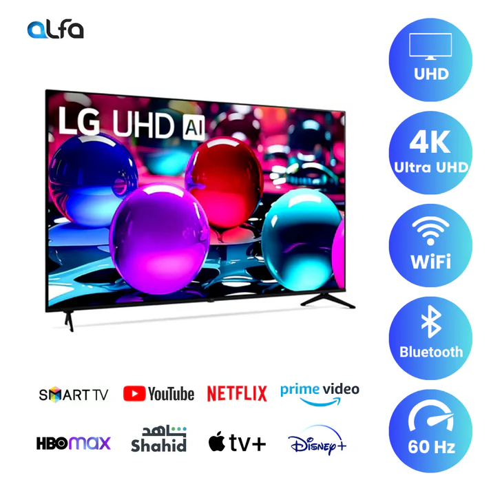 LG 55 inch Smart TV - 4K, 55UA75 2
