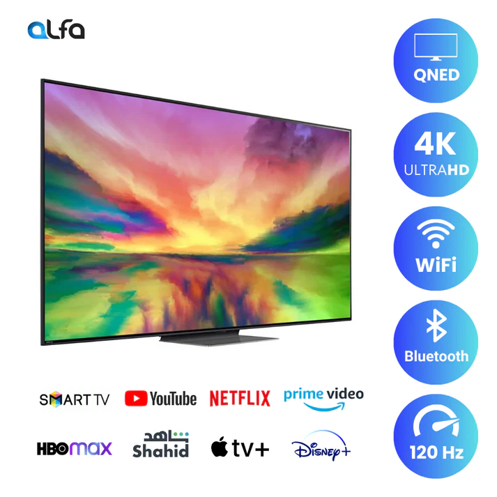 LG 75 inch Smart QNED TV - 4K, 75QNED81