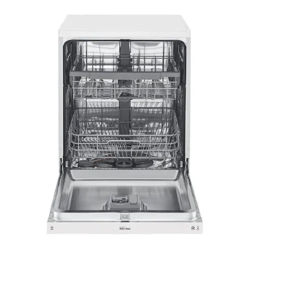 LG 8 Programs 14 Place Settings Free Standing Dishwasher, Platinum Color White Model - DFB512FW