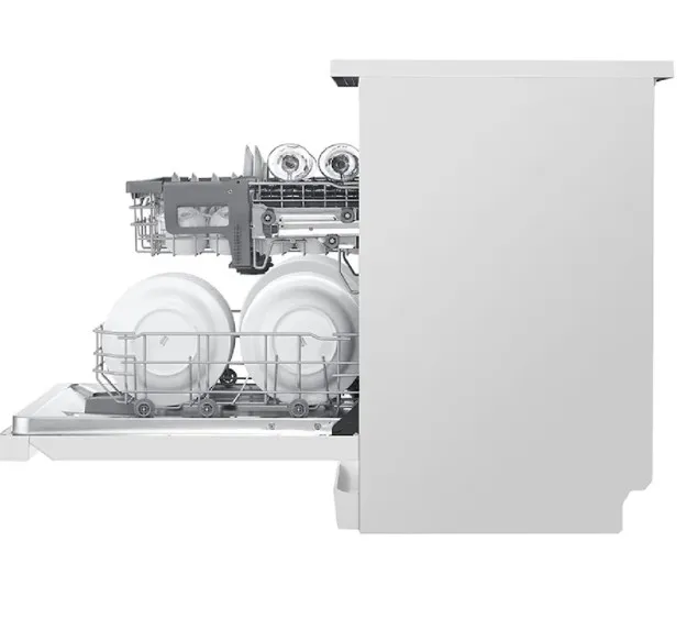 LG 8 Programs 14 Place Settings Free Standing Dishwasher, Platinum Color White Model - DFB512FW 4