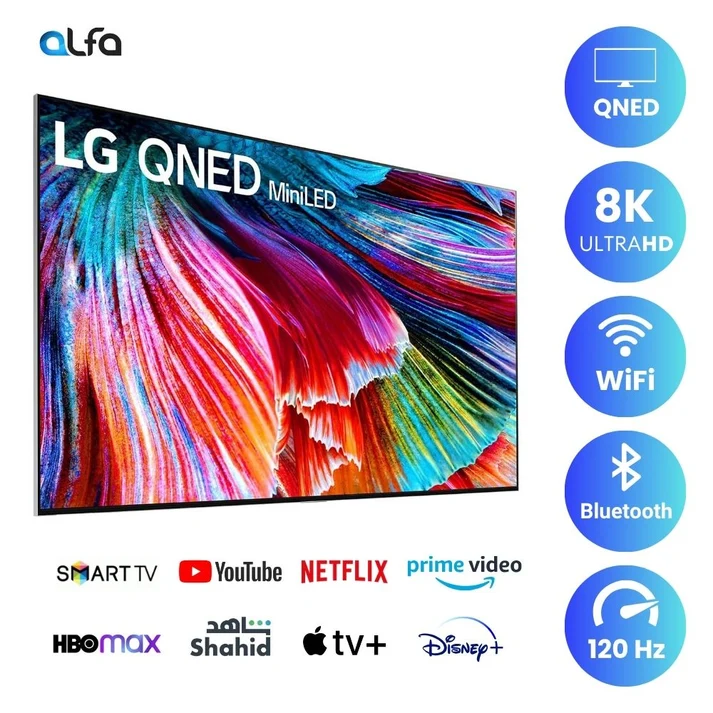 LG 86 inch Smart QNED Mini LED TV - 8K, 86QNED99