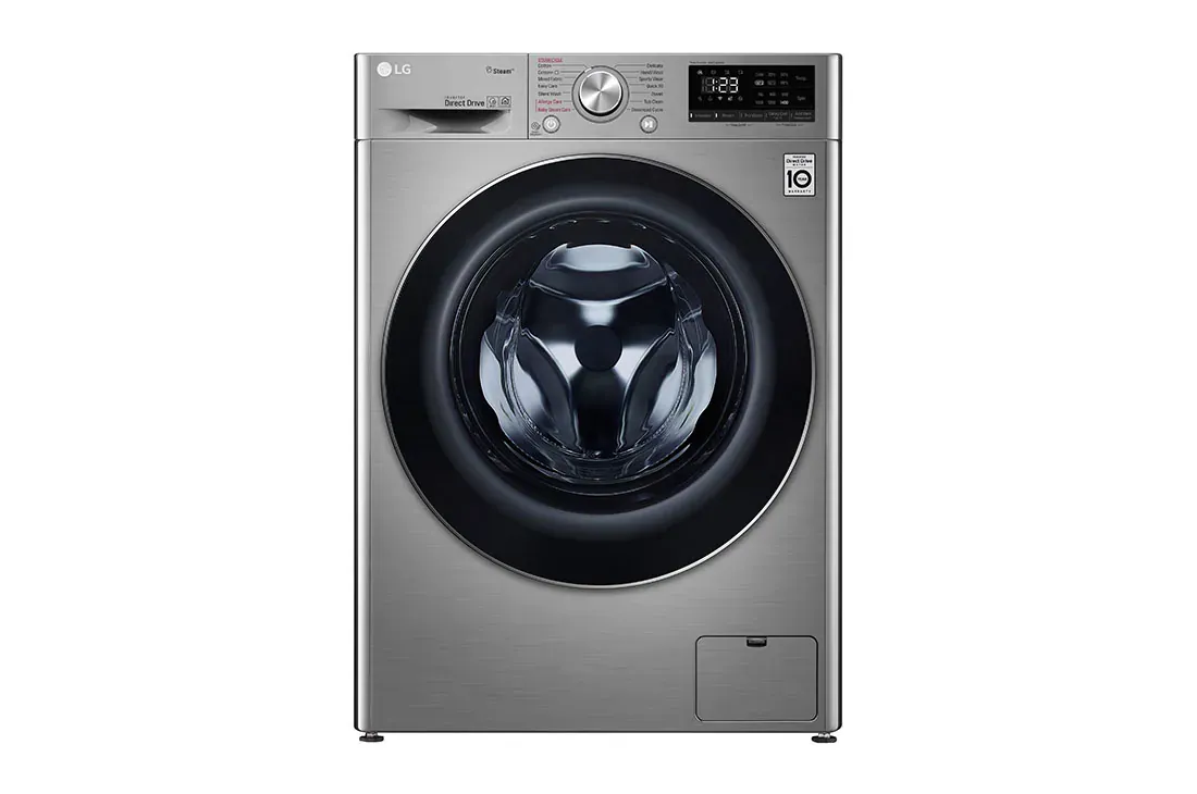 LG 9 Kg Front Load Washing Machine With Ai Dd Steam And Thinq Technology F4R5Vyg2P Platinum 9 kg F4R5VYG2P Platinum