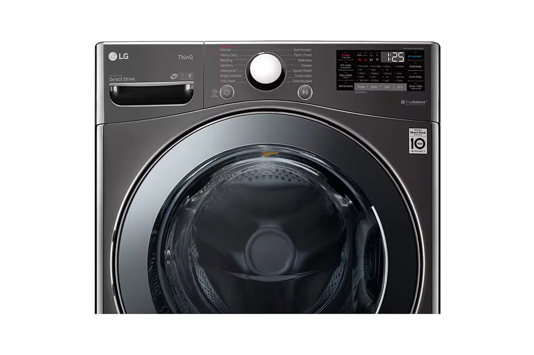 LG Front Load Washer Dryer F20L2CRV2E2 20kg Wash / 12kg Dry (Black)
