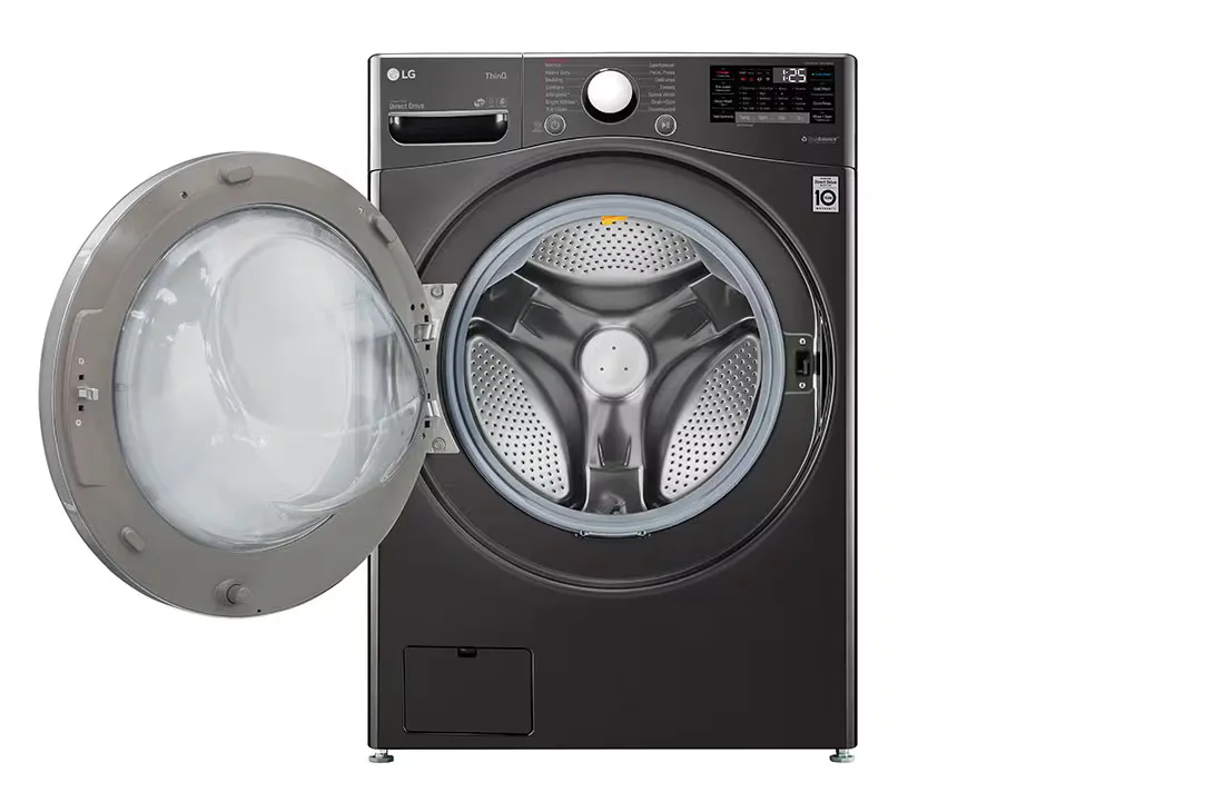 LG Front Load Washer Dryer F20L2CRV2E2 20kg Wash / 12kg Dry (Black) 4