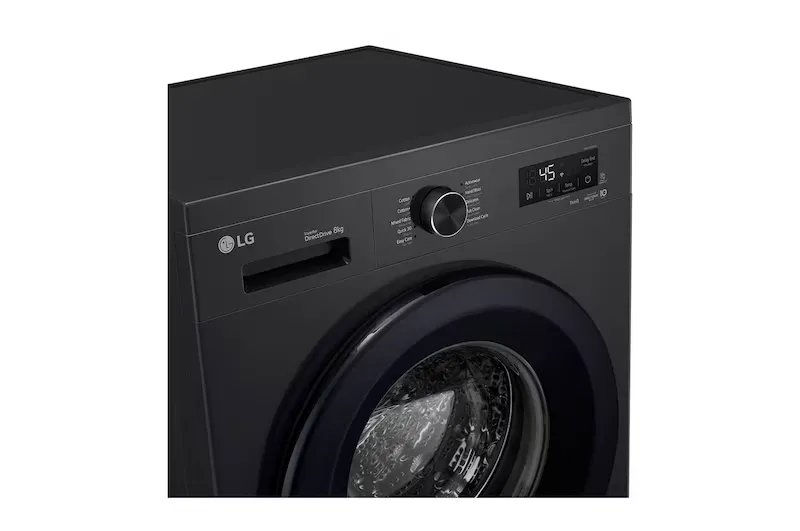 LG Front Load Washing Machine F4Y2TYG6X 8kg (Onyx Black) 3